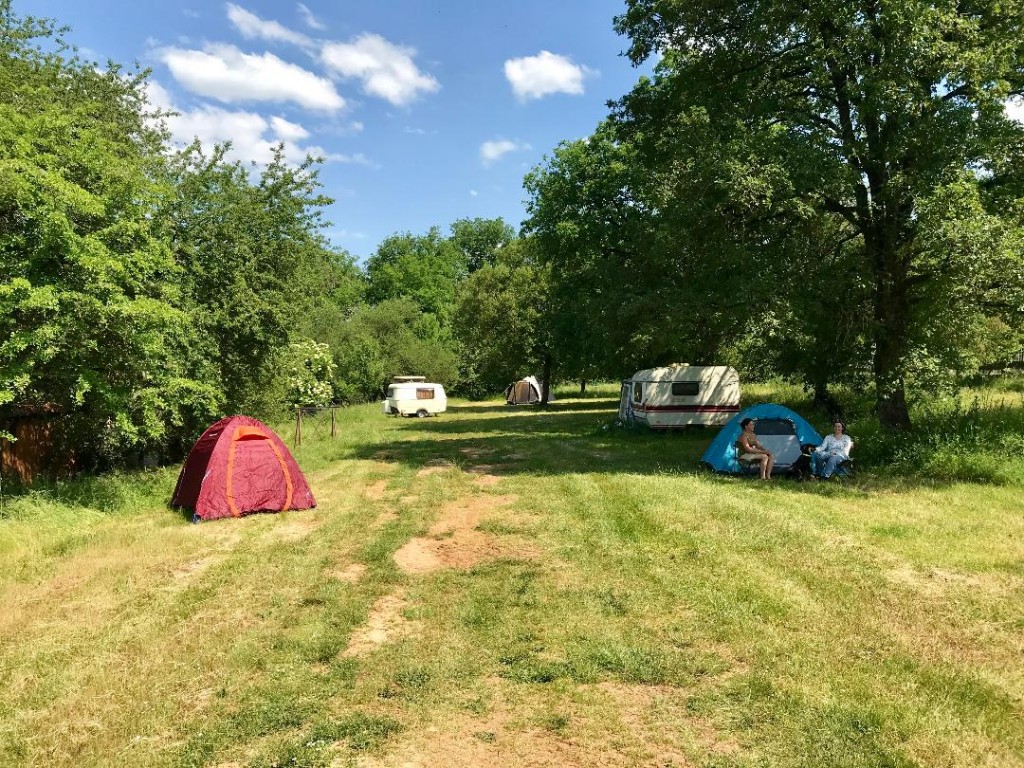Vue générale du camping